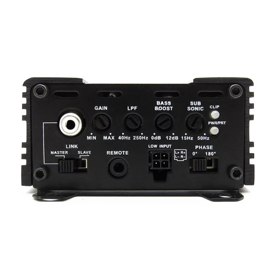 ZAPCO ST-501D SQ MINI Monofoniczny wzmacniacz klasy D w kompaktowej obudowie 1Ω: 1 x 530 watów RMS